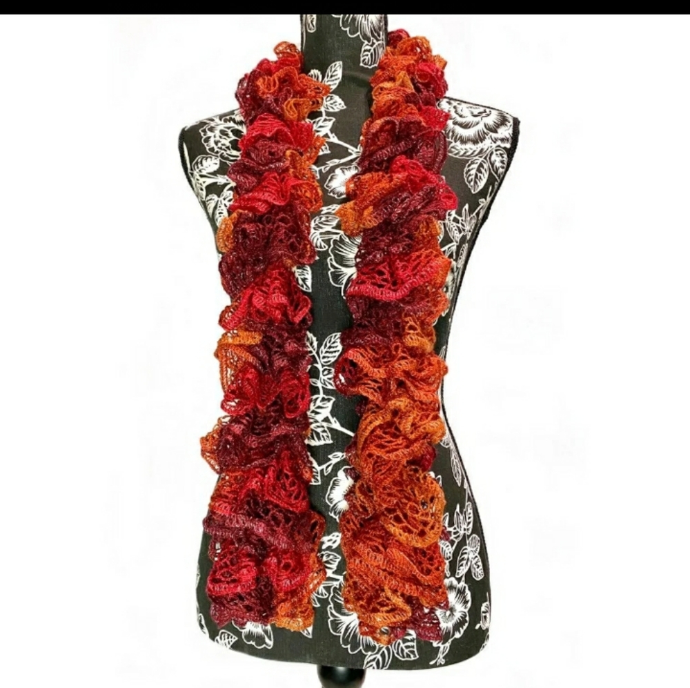 Handmade crochet scarf